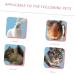 CORHAD Rabbit Toilet Pet Toilet Supply Triangle Potty Trainer Pet Training Toilet Pet Potty Ceramics Pink 30X26X12.5cm Pink - Buy Online on SooperMarket.com