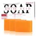 Buy Kojic Acid & Turmeric Soap Bar - Fresh Citrus Scent Vitamin C Shea Butter - Gentle Face & Body Cleanser (3 Pack) - International Shipping Available - Buy Online on SooperMarket.com