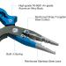 Piscifun Ultralight Aluminum Fishing Pliers with Tungsten Steel Cutters - Fish Hook Remover for Saltwater & Freshwater Fishing - Buy Online on SooperMarket.com