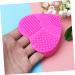 Cabilock Silicone Tool Brush Cleaner Mat Brush Cleaning Pad Brush Washing Mat Makeup Brush Cleaning Tool Heart-shaped Cleaning Supplies 8X8.5cm Rosy - Buy Online on SooperMarket.com