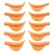 PERMANIA Silicone Curler Pad 10Pcs/5sizes for Lash Perm Kit Reusable Soft C & D Curls Eyelash Lifting Rod Makeup Beauty Tool Lash Lift Pads (Orange)
