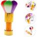 Mikinona 1pc Dust Brush Nail Art Brush Tool Nail Cleaning Gadget Powder Cleaner Nail Scrubbing Brush Manicure Supplies Powder Brush Cleaner Fake Hair Edges Acrylic Nail Brush Nylon Wool 11.5x6cm Golden - Buy Online on SooperMarket.com