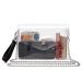 Moetyang Transparent wallet stadium matters for women small transparent shoulder bag fashionable cute transparent clutch mini-wall bag silver12