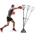 DOBEWOW Boxing Bag for Adults and Teens Punching Bag with Stand,Adjustable Freestanding Reflex Bag Kit,Speed Bag Great for MMA Training, Boxing Equipment, Workout Equipment, Stress Relief Fitness
