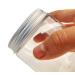 250ml PET Plastic Cosmetic Containers with Silver Aluminum Lid - 8oz Cream Lotion Jars Ointment Bottles Food Jars - 6 Pack - Buy Online on SooperMarket.com