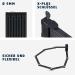 Buy Abus Bordo 6000K Folding Lock - 120 cm Bicycle Lock with SH Holder | Xplus Cylinder & High Security Level 10 - International Shipping Available - Buy Online on SooperMarket.com