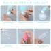 Etopgo Silicone Travel Bottles Set - 16 TSA Approved Multicolor Fillable Containers for Shampoo Lotion & More | Travel Size Essentials - Buy Online on SooperMarket.com