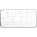 Neonail Stamping Plate 26 - Premium Nail Art Stencils for Stunning Nail Designs & French Tips - International Shipping Available - Buy Online on SooperMarket.com