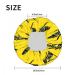 Moslion Bee Shower Cap | Yellow Background Natural Wildlife Design | Reusable Double Layer Hair Cover | Soft Shower Hat for Women | All Hair Lengths | Bumblebee & Honey Bee Print - Buy Online on SooperMarket.com