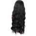 MapofBeauty 28 Inch/70 cm Long Wavy Middle Part with No Bangs Synthetic Fiber Curly Fashion Women Party Cosplay Wig (Black) - Buy Online on SooperMarket.com