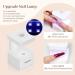 Modelones Nail Tips & Glue Gel Kit - 500 Pieces Mini UV Lamp Gel Nail Extension Set Transparent Color - Perfect Nail Art Gift - Buy Online on SooperMarket.com