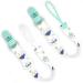 Buy Cartoon Print Clip Chain Baby Teether | Nipple Leash Strap | Teething Toy Holder - White Panda - Buy Online on SooperMarket.com