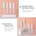 10pcs CAIYA Lip Gloss Containers with Large Brush - 9ml Empty Tubes for DIY Lipgloss (Light Orange) - Buy Online on SooperMarket.com
