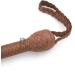 10ft 8 Plait Natural Tan Leather Bullwhip | Indiana Jones Style | Real Cowhide Leather - Buy Online on SooperMarket.com