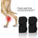 2Pcs Adjustable Dog Cat Leg Brace Elastic Warm Knee Pads for Surgery Wound Support and Stability for Injury Recovery Prevent Licking (Black) - Buy Online on SooperMarket.com