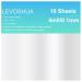 10 Pack 4 Mil CLEAR Mylar Stencil Sheets 12" x 12" Blank Stencils Reusable Template Material Make Your Own Stencil Compatible for Cricut Vinyl Cutting Machine Clear 4mil 12"x12" 10 packs