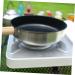 BCOATH Camping Portable Pan Egg Pan Flat Skillet Camping Cookware Griddle Pan Stainless Steel Cookware Pans Portable Camping Pan Mini Egg Cooker Multi-Function Pan Non Stick Wok Wood - Buy Online on SooperMarket.com