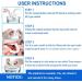 4-Piece Snap-In Veneers - Comfort Fit Fake Teeth for Perfect Smile | Beautiful Dentures for Broken Teeth - Buy Online on SooperMarket.com