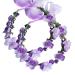 Flower Crown Headband Wreath Garland Hair Bands Floral Wedding Bridal Hair Hoop Women Leaf Ribbon Party Decoration Headdress Headwear Christmas Handmade Headpiece Hair Accessories 2 Pack Purple Purple Tone