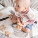 Montessori Toys for Babies | Organic Wooden Bell Rattles | Fun & Intellectual Baby Shower Gifts - Y-WJ04 - Buy Online on SooperMarket.com