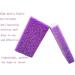 70-Piece Pedicure Exfoliator Kit: Disposable Pumice Stone, Sponge Scrubber, Callus Remover, Nail Files - Purple - Buy Online on SooperMarket.com