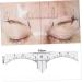 PLAFOPE Scale Ruler 10pcs Set Makeup Stickers Eyebrow Ruler for Microblading Makeup Ruler Eyebrow Stickers Make up - Buy Online on SooperMarket.com