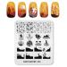 Alexnailart Nature Theme Nail Stamp Plates - Cactus Desert & Camel Designs for DIY Nail Art | NA029 - Buy Online on SooperMarket.com