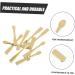 FRCOLOR 10pcs Gold Mini Facial Cream Spoons - Makeup & Cosmetic Spatula Set for Masks & Creams - Buy Online on SooperMarket.com