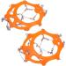 2pcs/Set 12 Tooth Mountaineering Crampons Ice Snow Grips Wearproof Anti Skid Snow Shoes Accessory for Snow Boots and Shoes(M Code) Climbing Climbing Tool - Buy Online on SooperMarket.com
