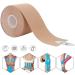Injury Muscle Taping Adhesive Bandage Wrap Rolls Stretch Self-Adherent Tape for Sports Wrist Ankle 5cm*5m(Skin Color) - Buy Online on SooperMarket.com