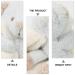 Warmhm Bear Doll & Sloth Plush Toy - Soothing Blanket for Baby Beds | Earth Color Cartoon Comfort | Soft PP Cotton Crib Toy - Buy Online on SooperMarket.com