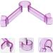 WOONEKY Lip Muscle Trainer Lips Shaper Lift Tightener Lips Slimming Exerciser Muscle Lips Trainer Lift Tool Lift Exerciser Mouth Muscle Massager Lip Exerciser 9.30X7.70X1.50CM Purple - Buy Online on SooperMarket.com