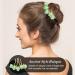 Vintage Asian Chinese Hanfu Pearl Green Jade Hair Combs & Pins Set | Hair Accessories for Women & Girls - Buy Online on SooperMarket.com