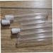 Baluue 10pcs Hollow Pipe with Drill Mascara Tube and Brush Clear Mascara Eyelash for Eyelash Fake Eyelashes 11x1.2cm Random Color - Buy Online on SooperMarket.com