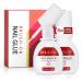 2 bottles of nail glue for tips bolases nail glue extra strong (15ml) nail glue with brush nail glue for broken nail wrong acrylic nails 30 ml (1 Pack)