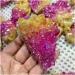 Natural Pink and Yellow Crystal Clusters electroplated mineralspecimens are Arranged Specimen Home Decorative Stone Collection a Home Collections (Size : 100-150g) - Buy Online on SooperMarket.com