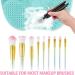 Dajidafu Women Eyeshadow Foundation Concealer Makeup Brush Cleaning Mat Hotel Portable Nonslip Eyebrow Pen Silicone Washing Pad Green - Buy Online on SooperMarket.com
