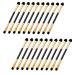Mikinona 20pcs Double Ended Eyeshadow Brush Eye Makeup Tool Eye Brush for Eyeshadow Makeup Brush Makeup Eyeshadow Brush Eye Shadow Brush for Makeup Precision Eye Shadow Brush Eye Makeup Kit