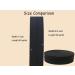 1'' Black Wide Knit Elastic Spool - 40 Yards | Heavy Stretchy Band for DIY Sewing Craft | High Elasticity Knit Band - 1 25mm Black - Buy Online on SooperMarket.com