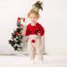 Christmas Reindeer Baby Romper | Winter Knit Long Sleeve Outfit - Newborn 3-6 Months - Buy Online on SooperMarket.com
