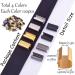 Adjustable Leather Rope Clip Crimping Cord Clamp 20mm 120pcs - Black | DIY Leather Cord Making - Buy Online on SooperMarket.com