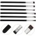 PLAFOPE 6pcs Flat Eyebrow Brush Eyeliner Brush Slanted Eyeliner Makeup Tool Eye Lash Brush Wooden Handle - Buy Online on SooperMarket.com