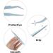 2 PCS Stainless Steel Straight and Curved Tip Lash Extension Tweezers for Nail Art and Eyelashes - Buy Online on SooperMarket.com