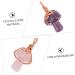 EXCEART 6 pcs Crystal Mushroom Pendant mini keychain miniature mushrooms mini crystals mushroom charms cute 3.3x1.5cmx5pcs Assorted Colorx5pcs - Buy Online on SooperMarket.com