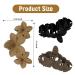 4pcs Flower Hair Clips for Women | Matte Hawaiian Hair Accessories - Strong Hold Claw Clips - Buy Online on SooperMarket.com