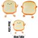 Auptiz Toast Bread Pillow Soft Plush Toy - 3D Funny Bread Shape Cartoon Doll Sofa Pillow (19 x 18 x 3cm) - Buy Online on SooperMarket.com