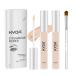 FREEORR 2PCS Matte Eyeshadow Primer Base Kit  Eye Shadow Base Cream Primer Waterproof & Long Lasting  Liquid Eye Makeup Base Primer02 LIGHT