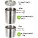 DZRZVD Camping Cups and Mugs Pot Set - 304 Food Grade Stainless Steel - Outdoor Cookware with Vented Lid - 33oz + 24oz - for Backpacking, Picnic, Hiking - Buy Online on SooperMarket.com