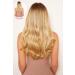 Lullabellz Super Thick Blow Dry Wavy Clip In Hair Extensions 5-Piece 22-Inch Length Light Blonde - Buy Online on SooperMarket.com