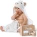 Premium Ultra Soft Organic Bamboo Baby Hooded Towel with Unique Design  Hypoallergenic Baby Towels for Infant and Toddler  Suitable as Baby Gifts